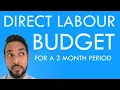 Direct Labor Budget Budgeting Accounting for the Entrepreneur CSEC PoA