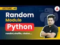 Random module functions Python Programming Full Course Coding Adda247