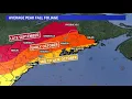 The First Foliage Report of the Season is in