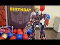 Transformer Birt ay Party - Transformers theme birt ay decoration