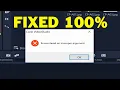 Encountered an Improper Argument How to fix this Error in Editing Apps