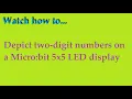 Makecode Microbit - Displaying a 2-digit number in one image
