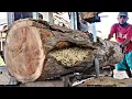 It takes extra energy!!! to saw beautiful old wood..