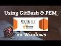 AWS EC2 Ubuntu Connecting - via Windows with GIT BASH