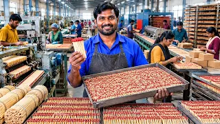 How Matchsticks Are Manufactured on a Massive Scale | Incredible Factory Process