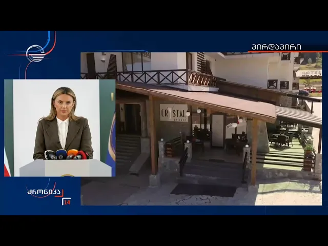 ბრიფინგი ფინანსთა სამინისტროს საგამოძიებო სამსახურში