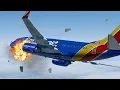 Terrifying Moments as Engine Explodes at 33 000ft Uncontained Failure Southwest Airlines 1380