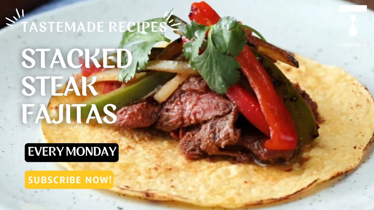Get Ready to Feast on These Mouthwatering Stacked Steak Fajitas!