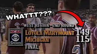 The HIGHEST SCORING game in March Madness history 264 POINTS