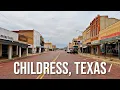 Childress Texas Drive with me through a Texas town