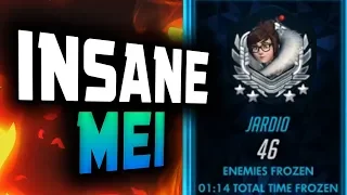 Jardio - Best MEI In The WORLD Mei Overbuff OVERWATCH SEASON 13 TOP 500