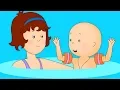 Caillou Swims with Mommy Funny Animated cartoon for Kids Cartoon Caillou l Cartoon Movie