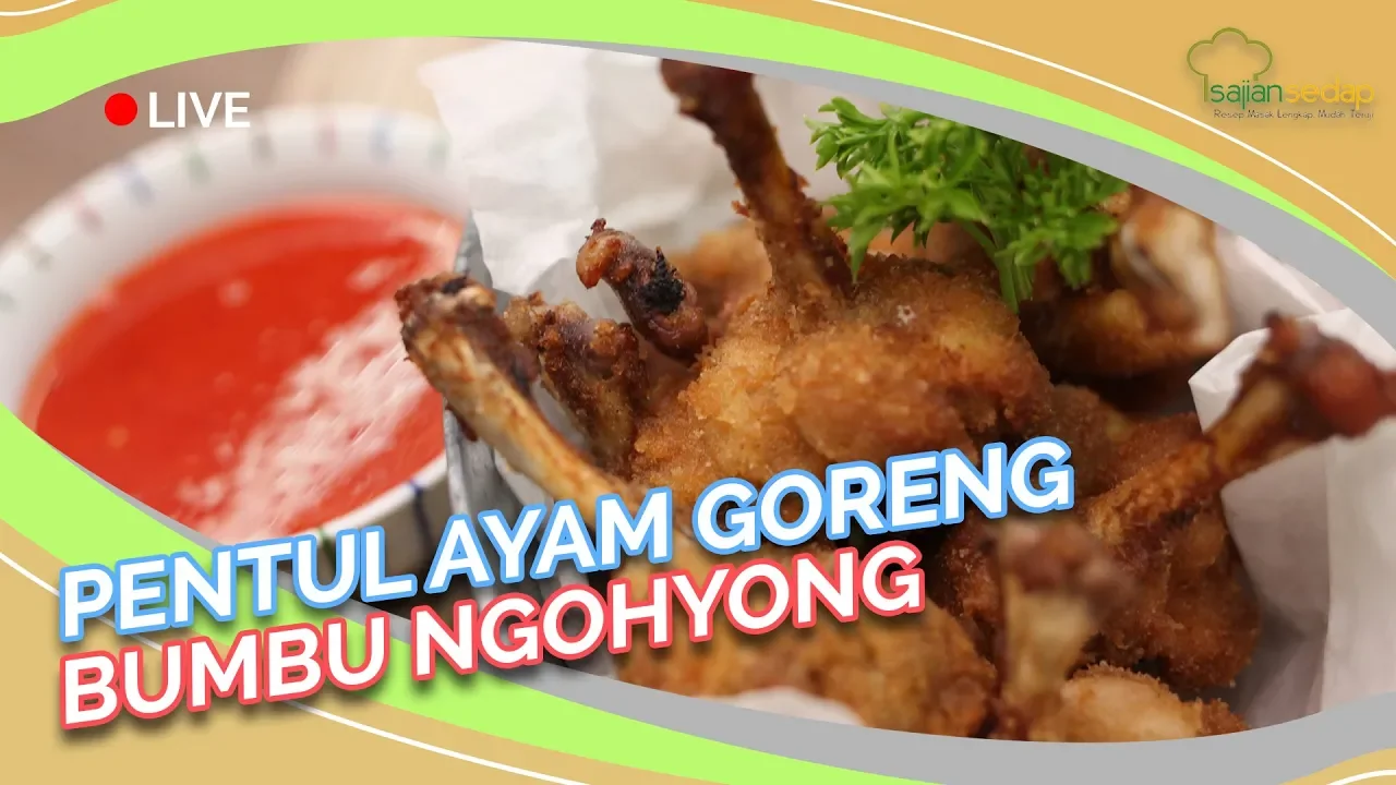 Resep Ayam Goreng Mentega Terenak, Dan Nikmat, Gurih Bumbu Meresap Kedalam Daging Ayam. 