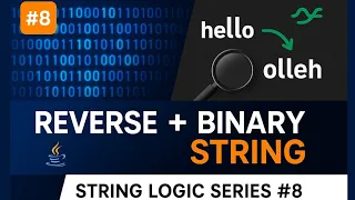 Solve 2 String Problems in 1 Binary Check Reverse a String Problem Solving