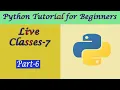 Python Live Classes 7 PyCharm Run Debug Trace CoLab Python Training