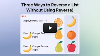 3 Ways to Reverse a List in Python Without Using reverse Easy Efficient Methods