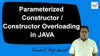Parameterized Constructor or Constructor Overloading in JAVA Hindi Urdu
