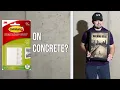 Hanging a Picture Without Hooks Holes or Nails - Using 3M Command Strips on Concrete
