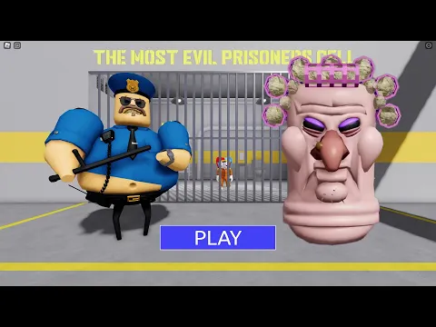 Download MP3 BIG HEAD GRUMPY GRAN in BARRY'S PRISON RUN! - Scary Obby #Roblox