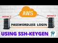 PASSWORD LESS login between two EC2 instances using SSH-KEYGEN 2020