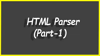 Python Programs HTML Parser Part-1