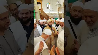 المنشد أبو حامد الدرة مع فضيلة الشيخ ياسر القضماني في مسجد الشيخ الأكبر دندنها