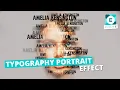 Pixlr E Typography Portrait Effect Tutorial in Pixlr E