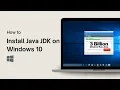 How to Install Java JDK on Windows 10