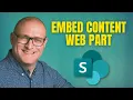 How to embed content from other sites using Embed Content Web Part