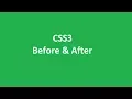 CSS3 Bangla Tutorial Before After