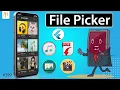 Flutter Tutorial - How To Use File Picker The Right Way Android iOS Web Desktop
