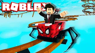 LOKIS NO TRENZINHO DE GARRINHA | Roblox - Cart Ride Into Spider