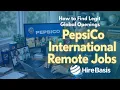 PepsiCo International Remote Jobs How to Find Legit Global Openings