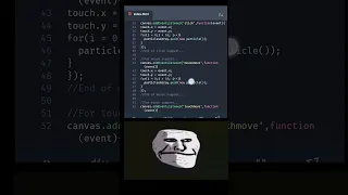 Create Mouse Particle effect in Javascript html 5 canvas