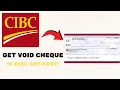 NEW How To Get a Void Cheque in CIBC App Step-by-Step Guide