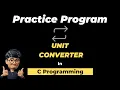 Coding a Unit Converter in C language Currency Converter in C ASMR Programming - No Talking