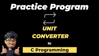 Coding a Unit Converter in C language Currency Converter in C ASMR Programming - No Talking