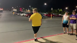 DJ the Boss performing I Lost Hope at Walmart Montoursville PA 2019