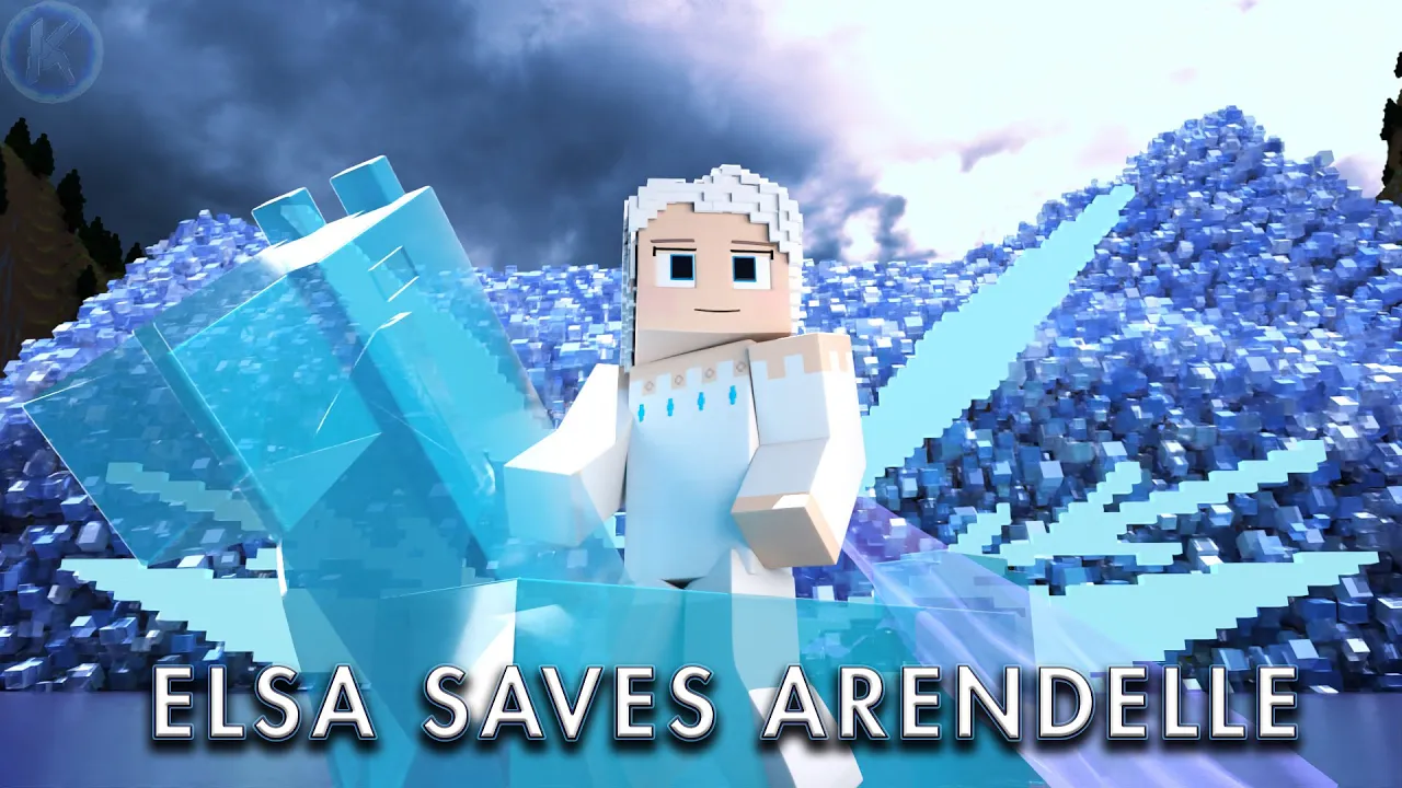 Frozen 2 - Elsa Saves Arendelle Minecraft Animation