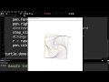 Python list turtles