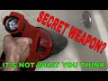 Milwaukee Air Snake Destroys Shower and Tub Drain Clogs
