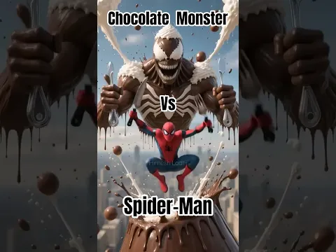 🔥Spider-Man Vs The Chocolate Monster!!! New Trailer 2025  🚀🚀🚀#spiderman #shortvideo #viralvideo