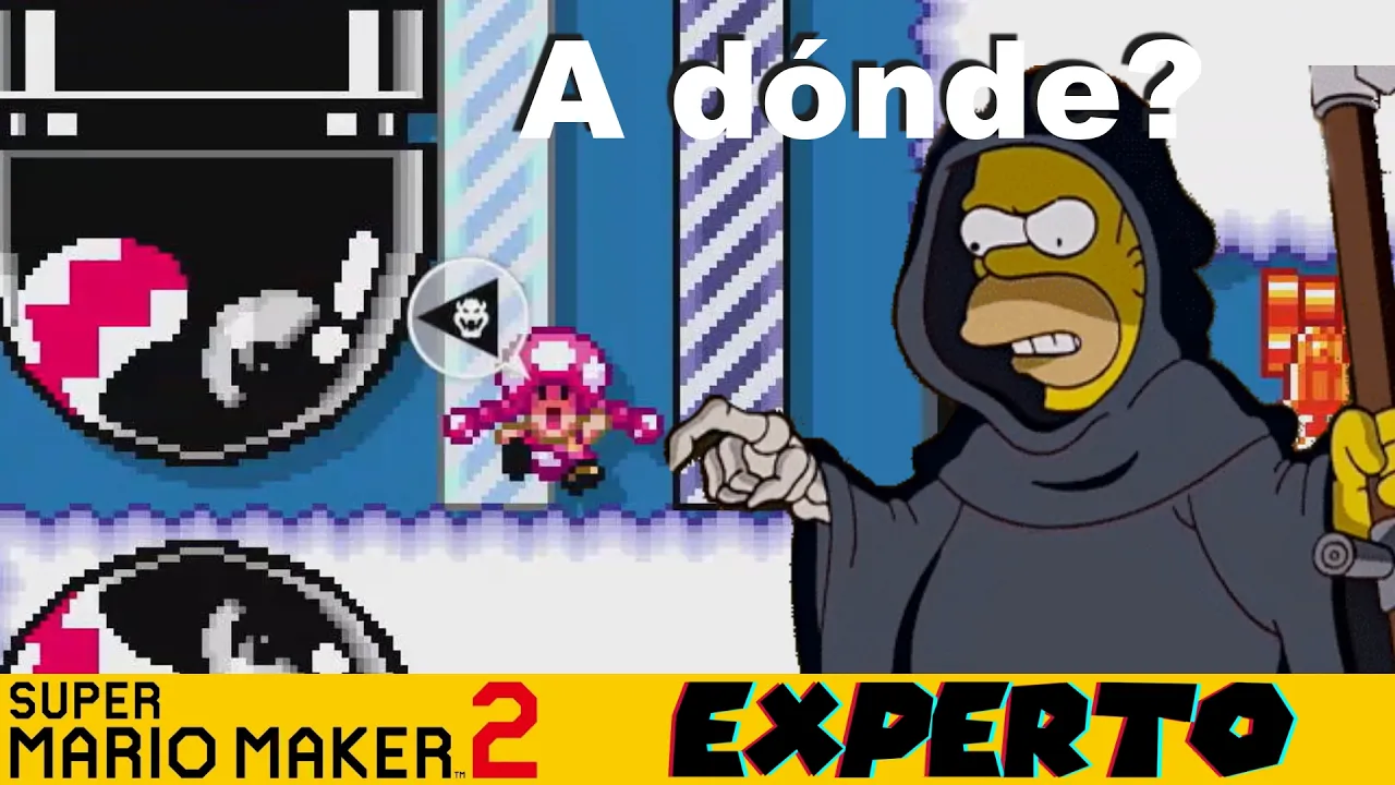 MURI3ND0 EN LA META!! 😢😢 | Hacia 100 niveles | Experto sin skips | SMM2 en español