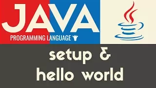 Your First Java Program Java Tutorial 3