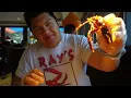 WATCH US EAT AT RAYS CRAB SHACK IN NEWARK CA