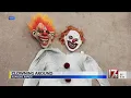 Clown jumped into traffic peeped into windows Roanoke Rapids police say