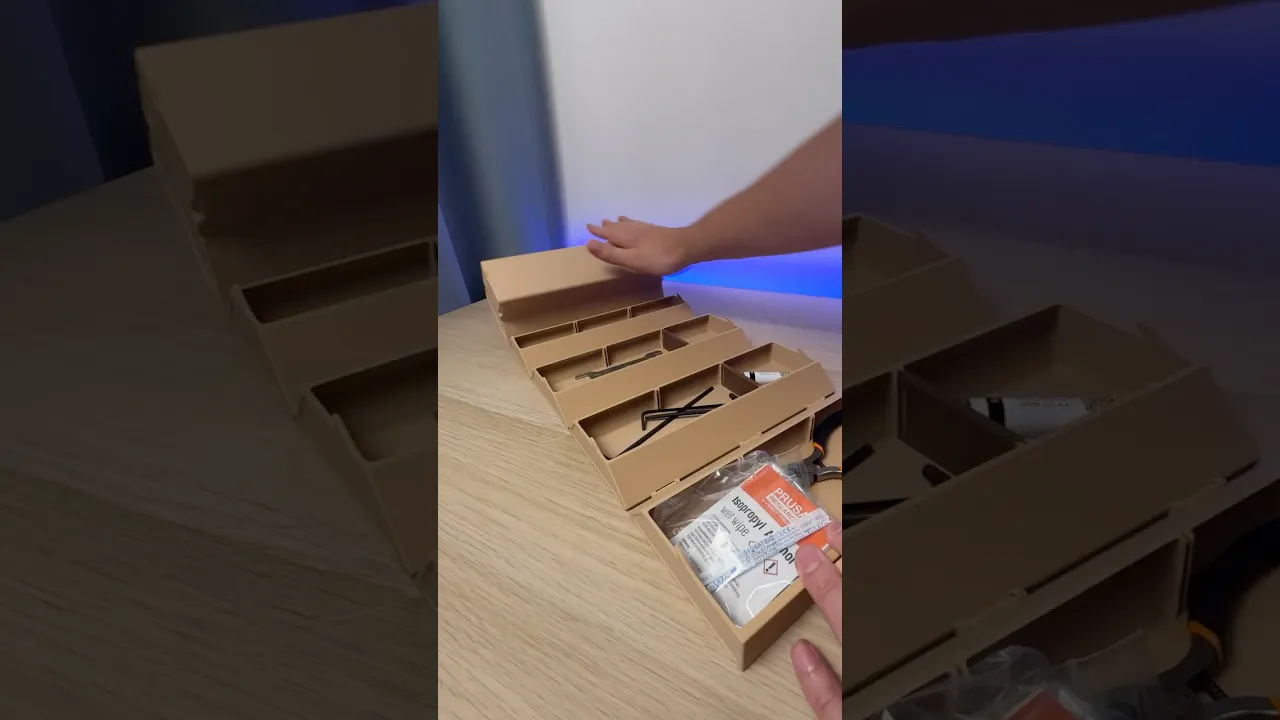 Roll Up Storage Box | Square Organizer video thumbnail