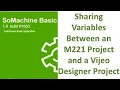 SoMachine Basic - Sharing Variables Between an M221 Project and a Vijeo Designer Project