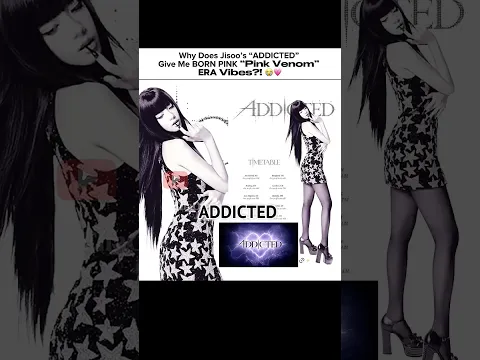 Jisoo’s “ADDICTED” Is Giving Pink Venom Era Vibes?😱🔥 #jisoo #ytshorts #blackpink #fypシ #shorts