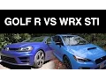 2016 VW Golf R vs 2016 Subaru WRX STI